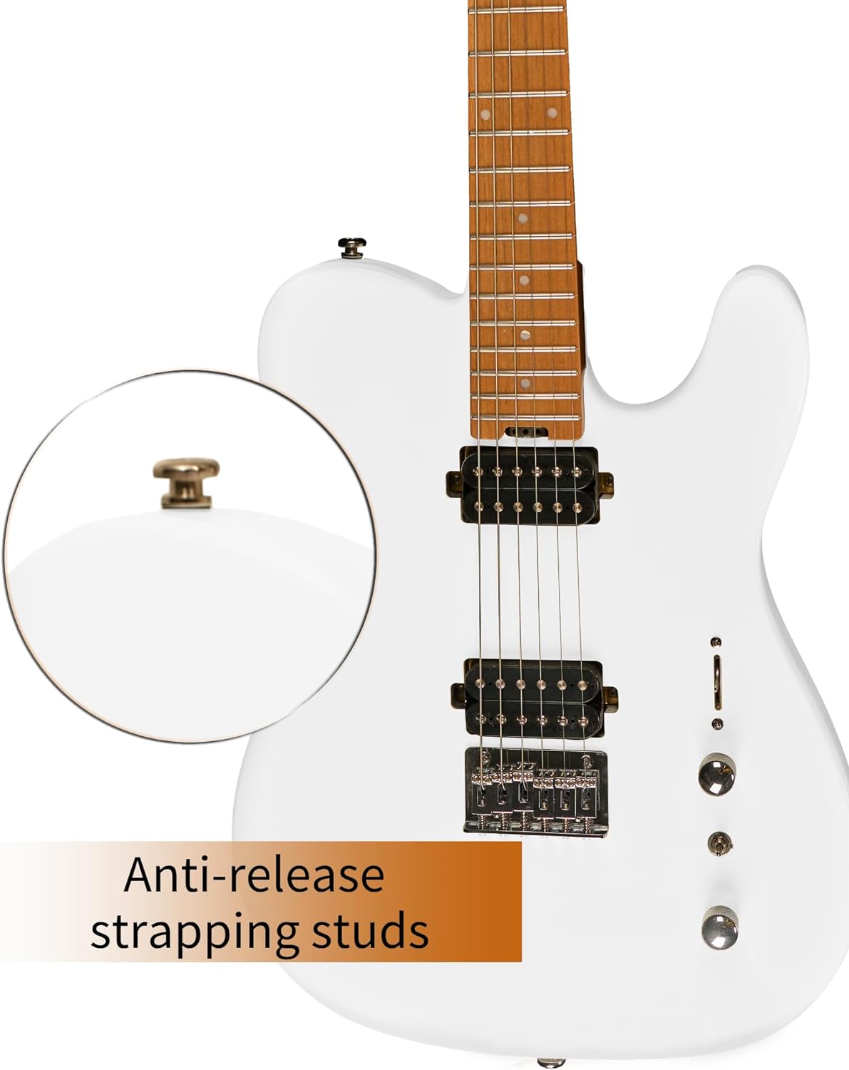 Censtar Electric Guitar Solid Electric Guitar Kit Consists Of A