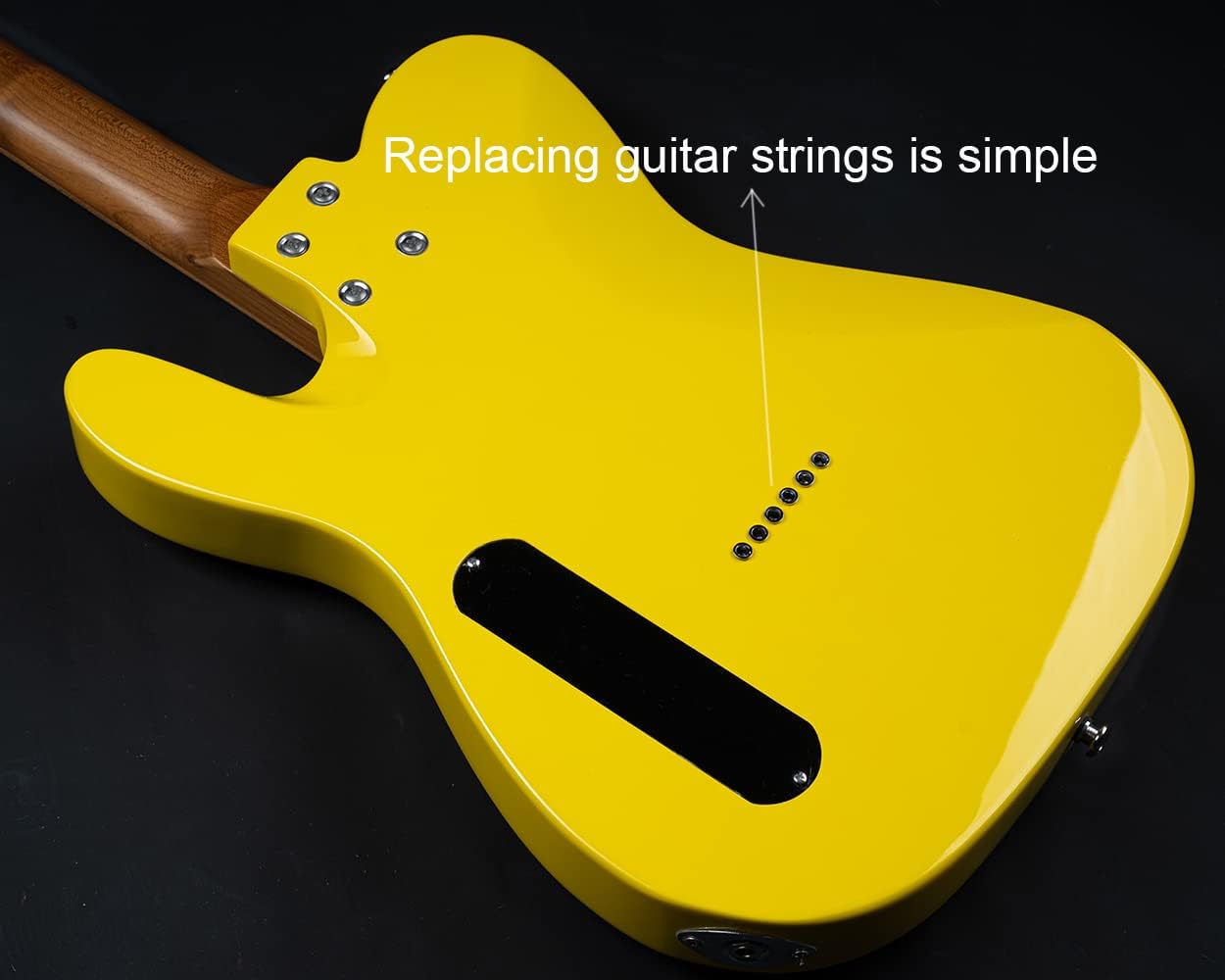 Censtar Electric Guitar, Solid Electric Guitar Kit Consists of a