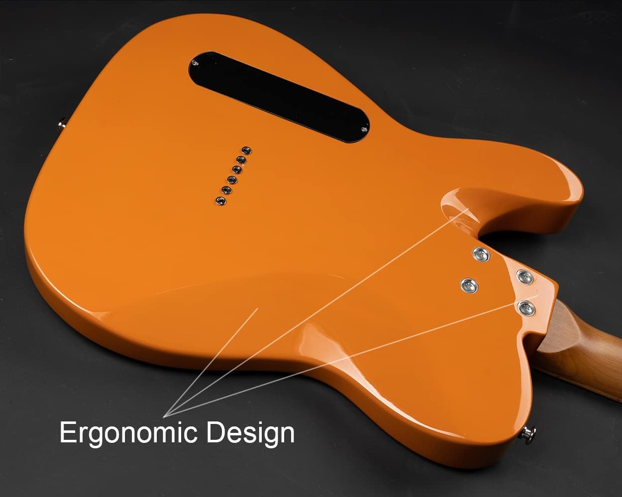 Censtar Electric Guitar, Solid Electric Guitar Kit Consists of a