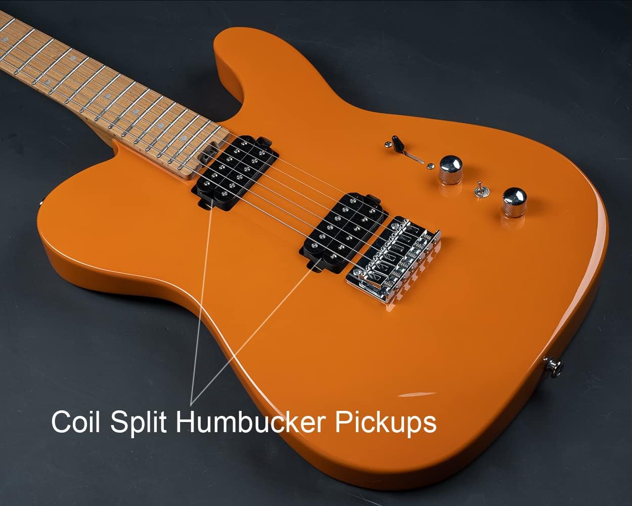 Censtar Electric Guitar, Solid Electric Guitar Kit Consists of a