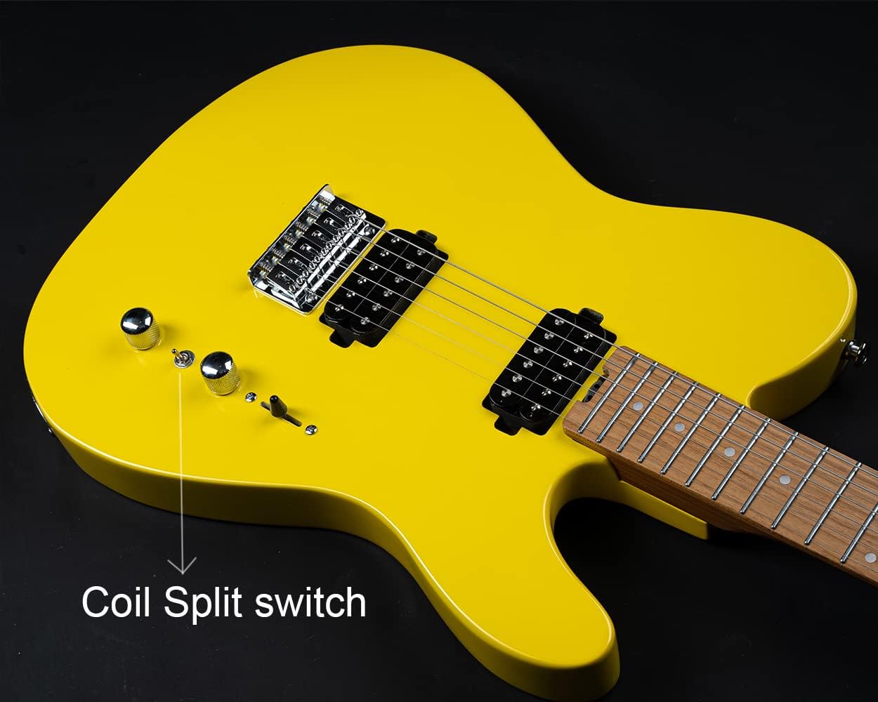 Censtar Electric Guitar, Solid Electric Guitar Kit Consists of a