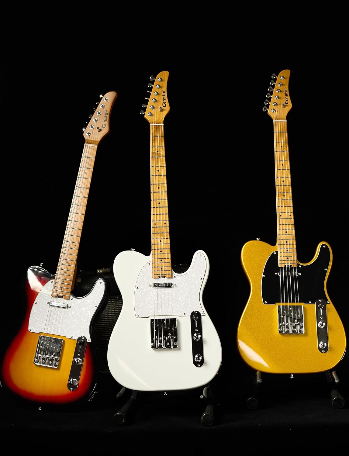 Censtar Electric Guitar, Solid Electric Guitar Kit Consists